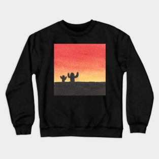 Cactus and desert Crewneck Sweatshirt